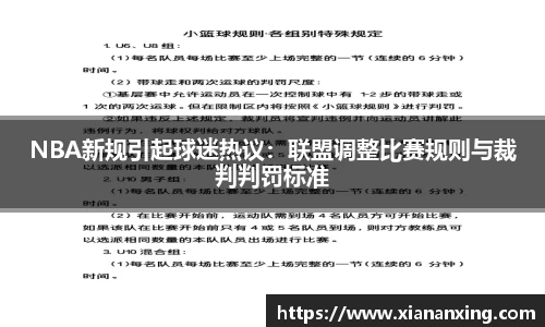 NBA新规引起球迷热议：联盟调整比赛规则与裁判判罚标准
